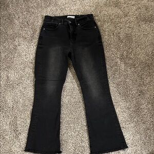 LOFT Black Ankle Jeans